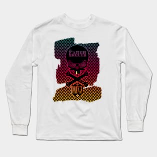 Faded Skulls Custom Rods & Choppers Long Sleeve T-Shirt